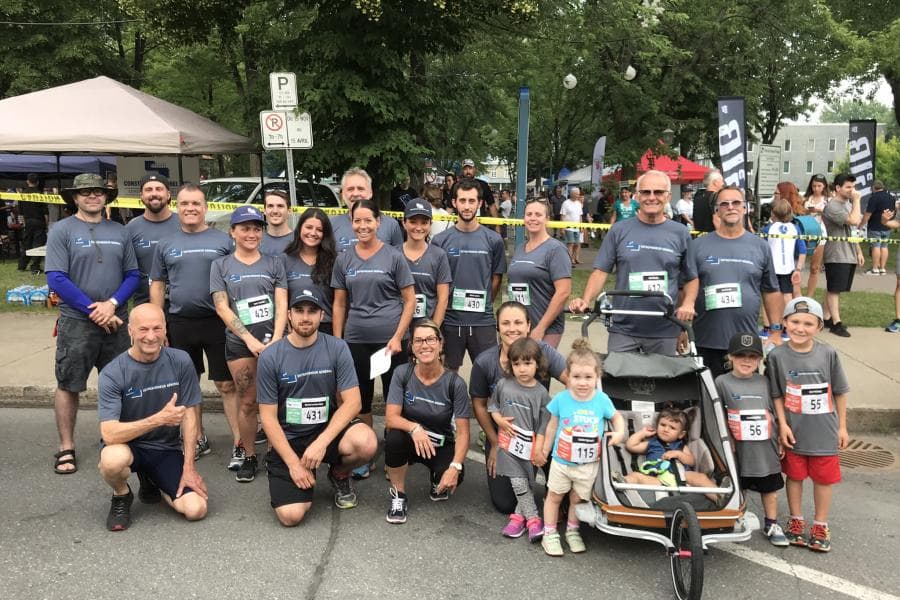 Équipe de CSL Ltée à la course Gib Fest 2019