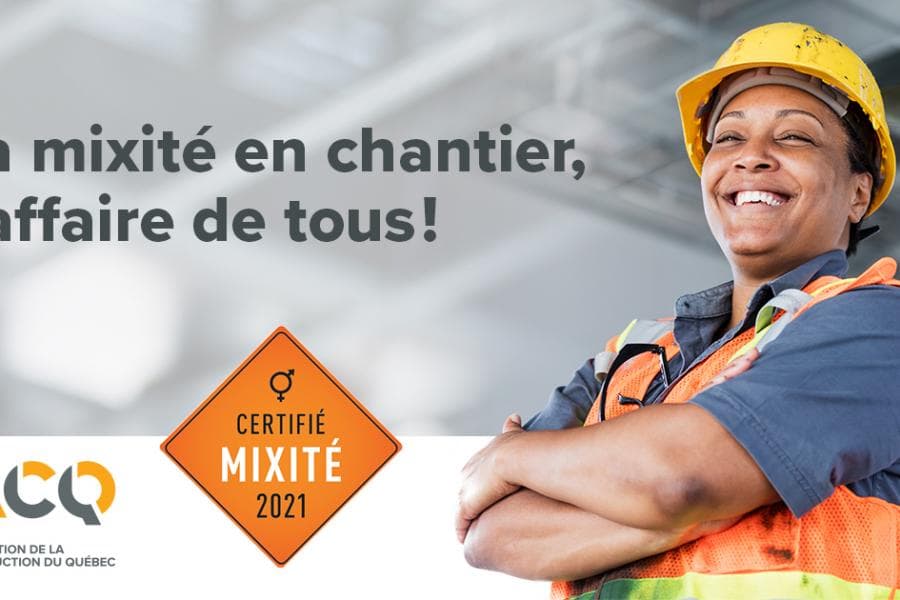 Certificat Mixité 2021 de l'ACQ