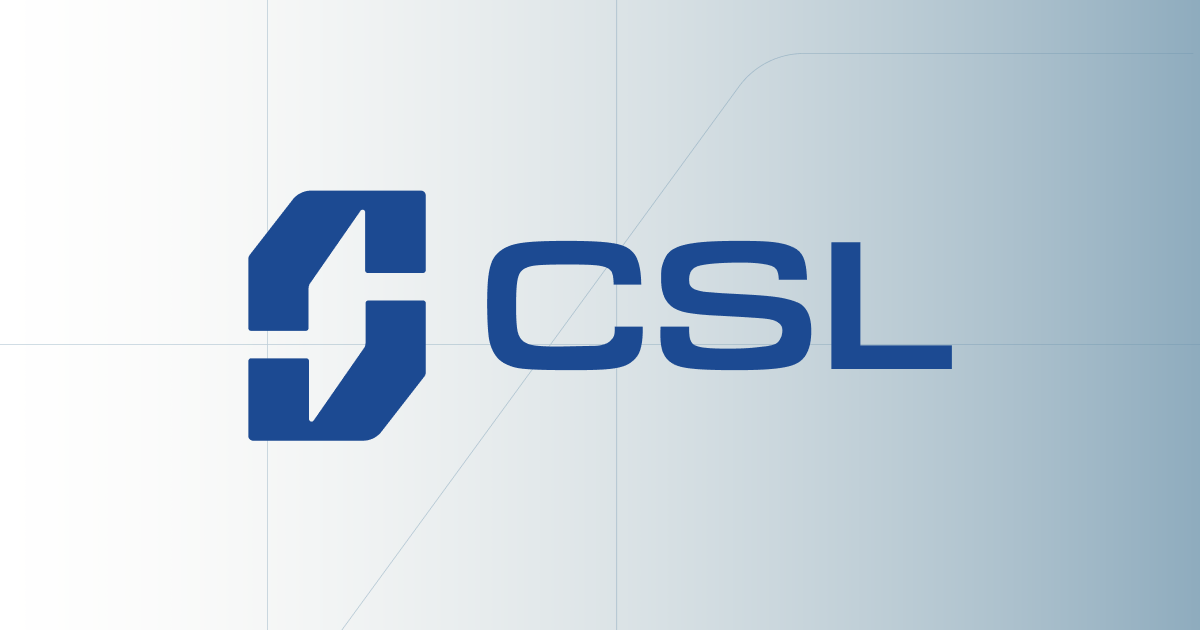 Logo CSL Ltée en bleu