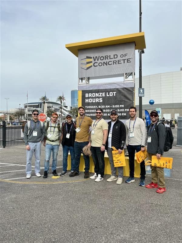 Équipe au World of Concrete