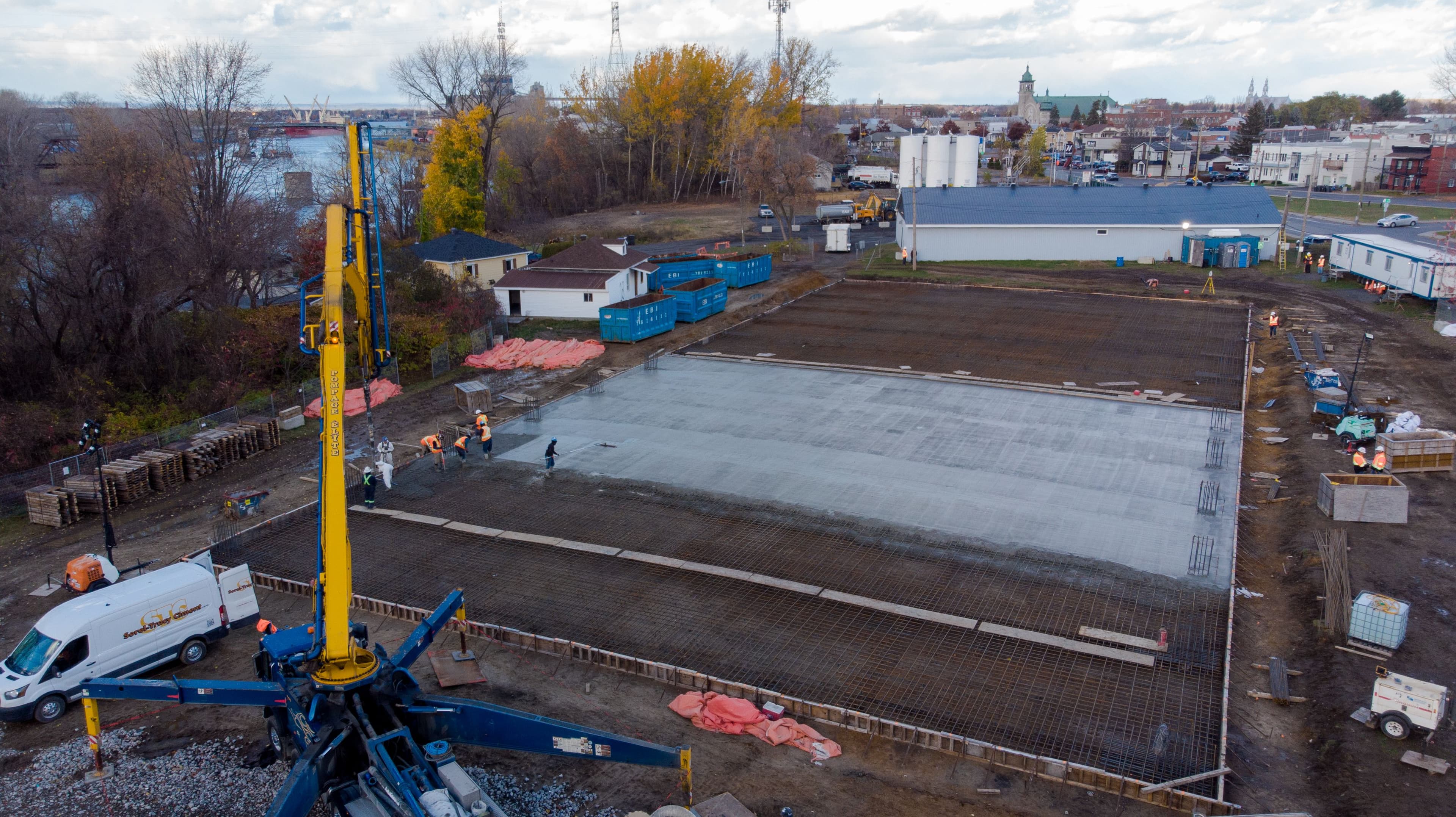 Patinoire bleu blanc bouge Sorel-Tracy
